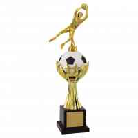 Troféu de Torneios e Campeonatos - Bola Preto e Branco - Futebol Goleiro