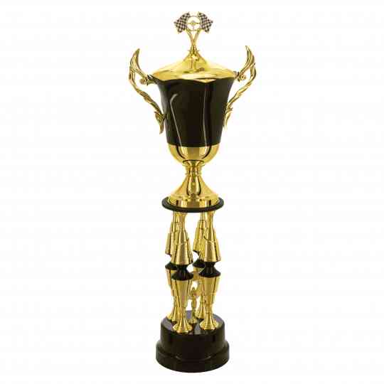 Troféu de Torneios e Campeonatos - Preto & Dourado