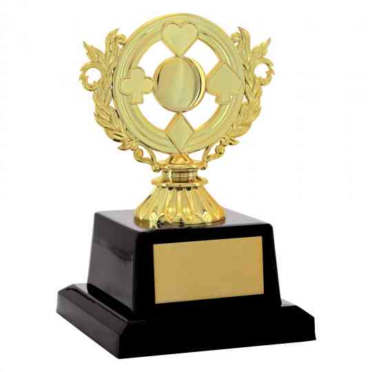 Troféu de Torneios e Campeonatos Dourado Baralho