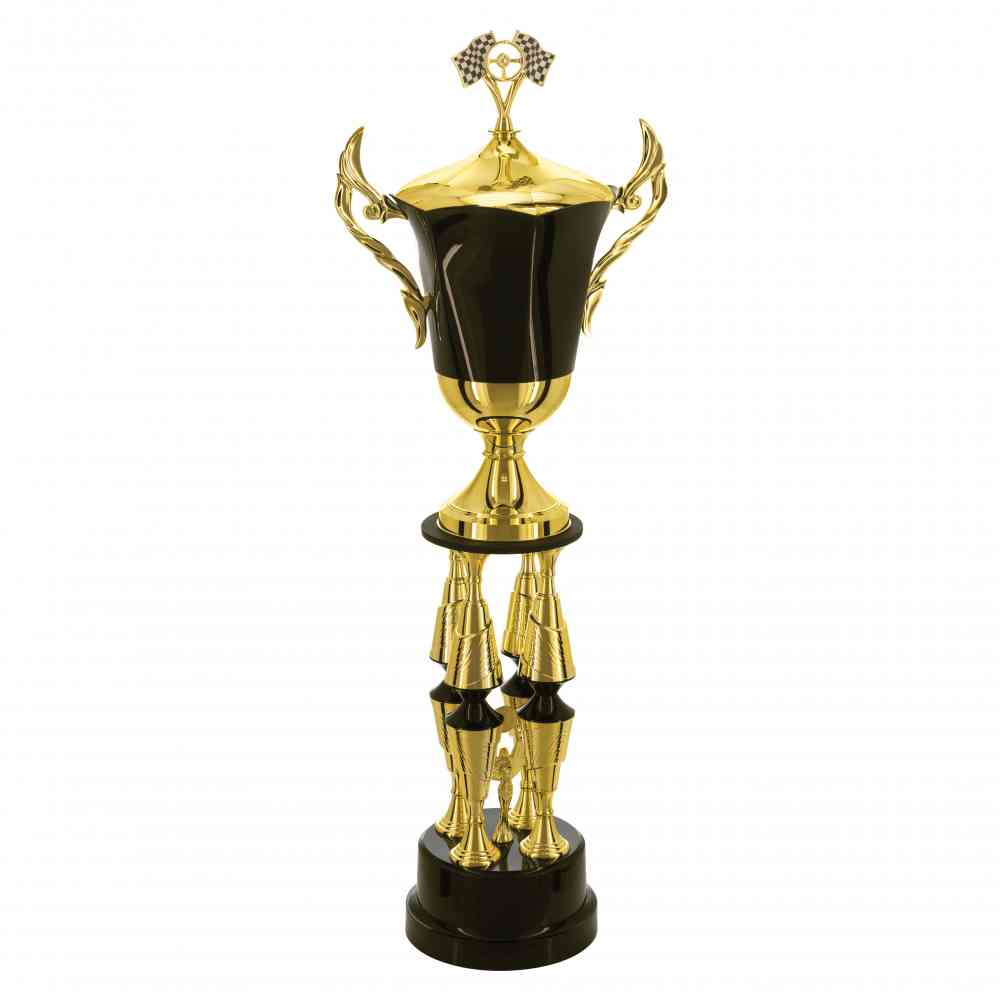 Troféu de Torneios e Campeonatos - Preto & Dourado