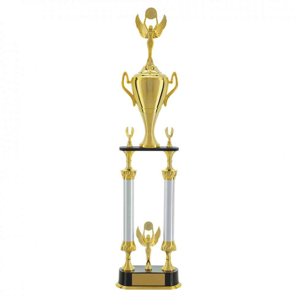 Troféu Dourado com prata 3 tamanhos 300411 torneio geral