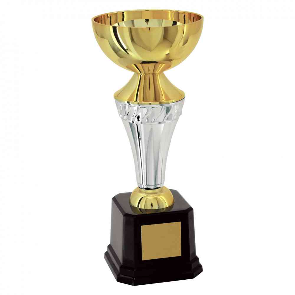 Troféu Prata Dourado taça 3 alturas